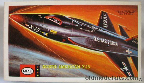 UPC 1/98 North American X-15 (ex-Marusan), 7032-39 plastic model kit